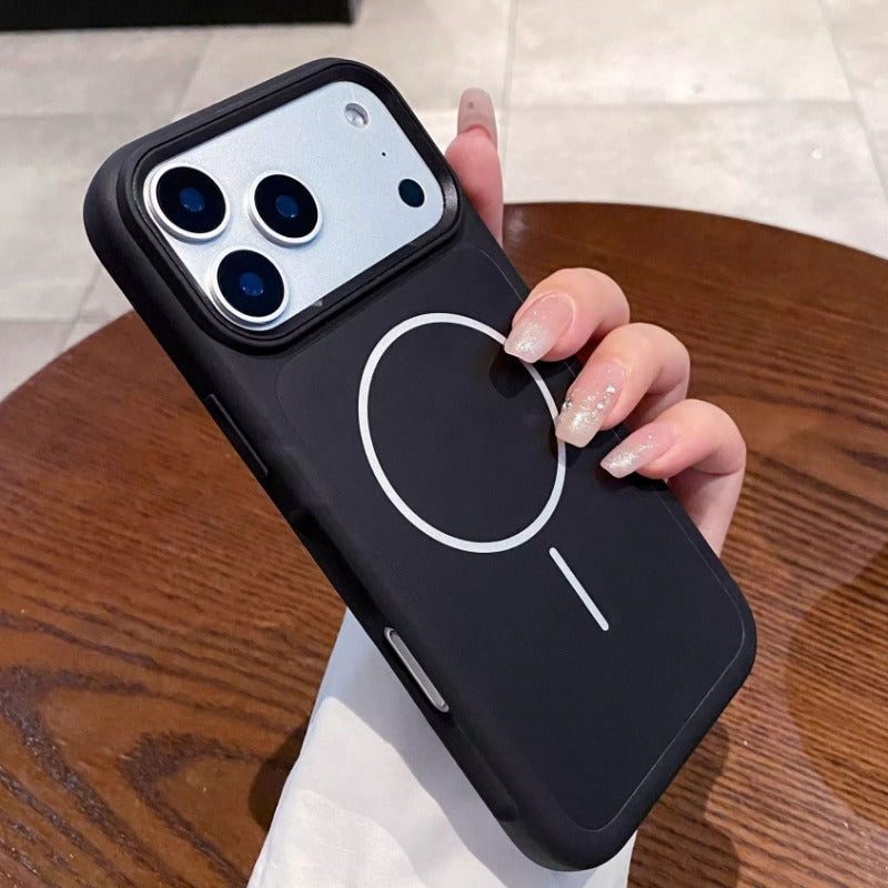 Color-blocking Shockproof Magnetic Phone Case For iPhone