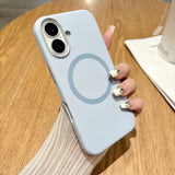 Liquid Silicone Magnetic Phone Case For iPhone