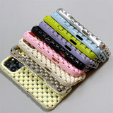 Summer Hollow 3D Pearl Phone Case For iPhone