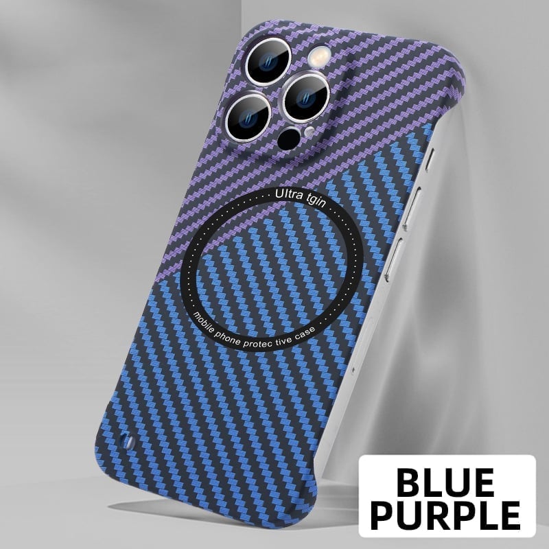 Carbon Fiber Magnetic Case For iPhone