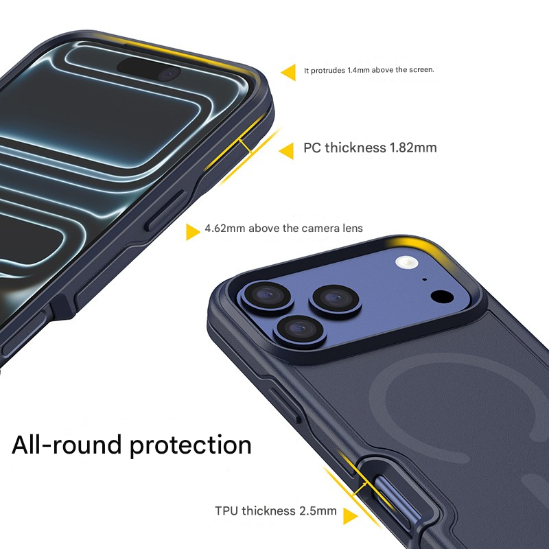 Magnetic 2-in-1 Phone Case For iPhone