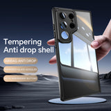 Acrylic Back Panel Non-yellowing Hardware Lens Ring Anti-fall Phone Case For Samsung