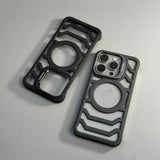 Ultra-thin Heat Dissipation Hidden Bracket Phone Case For iPhone