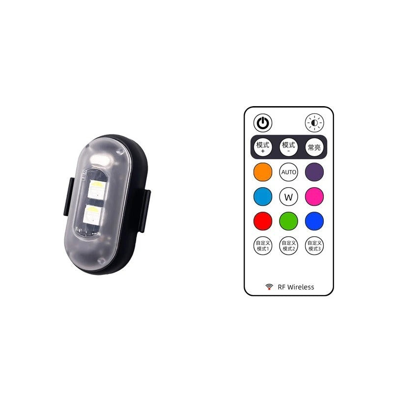 Colorful Car LED Light, Wireless Remote Control LED Strobe Light