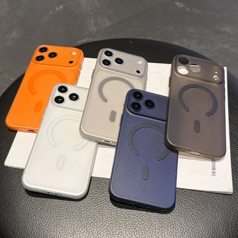 Ultra thin Simple Magnetic Phone Case For iPhone