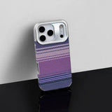 Plaid Electroplating Soft Phone Case For iPhone