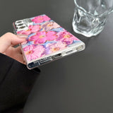 Oil painting flower phone case For Samsung