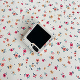 Simple Floral Phone Case For Samsung Z FLIP 7 6 5 4 3