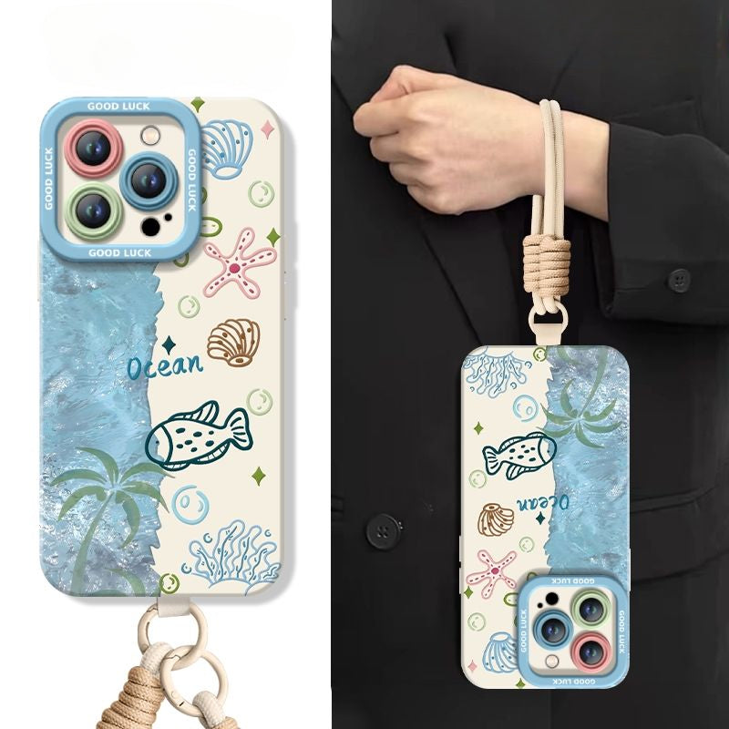 Marine Silicone Phone Case For iPhone