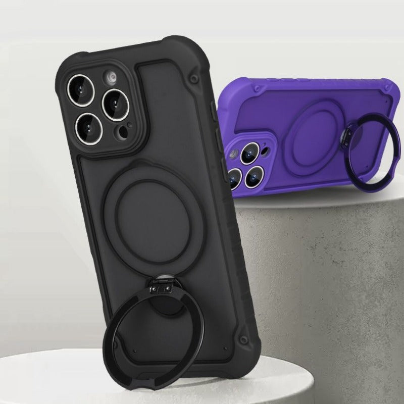 360° Rotating Bracket Magnetic Phone Case For iPhone