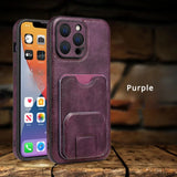 High-End Leather Phone Case For iPhone