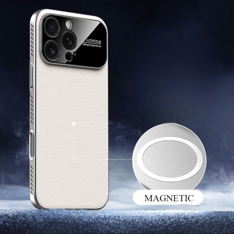 Large Window Ultra-Thin Magnetic Phone Case For iPhone