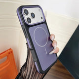 New Bicolor Matte Frosted Magnetic  Phone Cas For iPhone