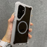 Glitter Magnetic Four-corner Anti-fall Phone Case For Samsung