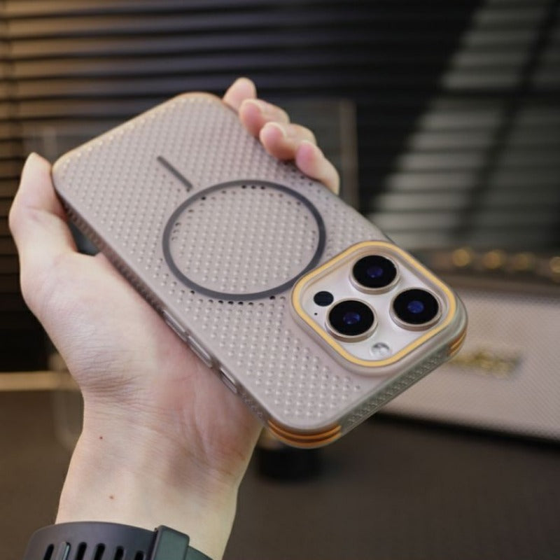 Mesh Magnetic Drop-Proof Phone Case For iPhone