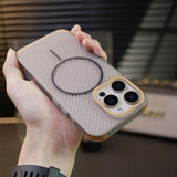 Mesh Magnetic Drop-Proof Phone Case For iPhone