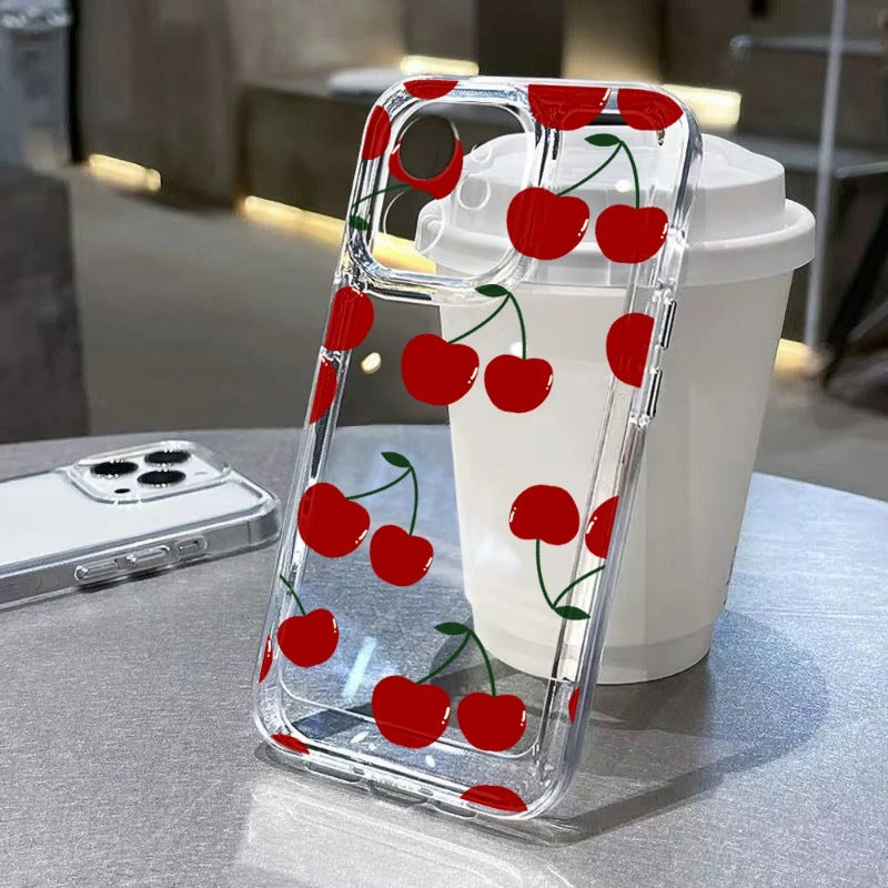 Red Cherry Phone Case For iPhone