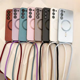 Crossbody Lanyard Magnetic Case For Samsung