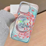 Water Ripple Silicone Phone Case For iPhone