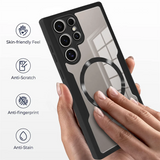 360 Full Body Clear Magnetic Phone Case For Samsung