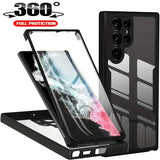 360° Full Body Screen Protector Transparent Case For Samsung