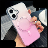 Gradient Magnetic Ultra-thin Silicone Phone Case For iPhone