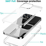 360° Full Cover Silicone Soft Phone Case For iPhone