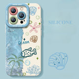 Marine Silicone Phone Case For iPhone