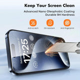 3PCS HD Tempered Glass+1PC Phone Case Set Meal For iPhone