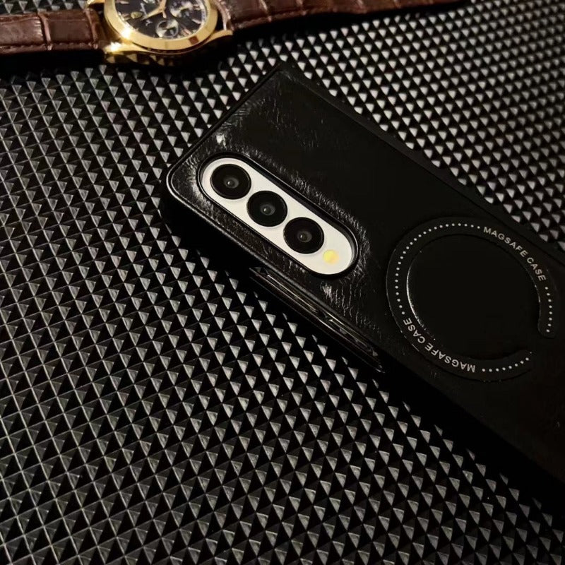 Leather Magnetic Phone Case For Samsung Z Fold