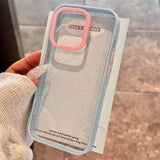 Simple Transparent Back Panel Phone Case For iPhone