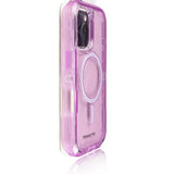 Transparent Blue Magnetic Three-in-one Anti-fall Phone Case For iPhone