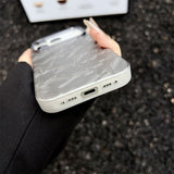 Cloud-like Sheer Phone Case For iPhone