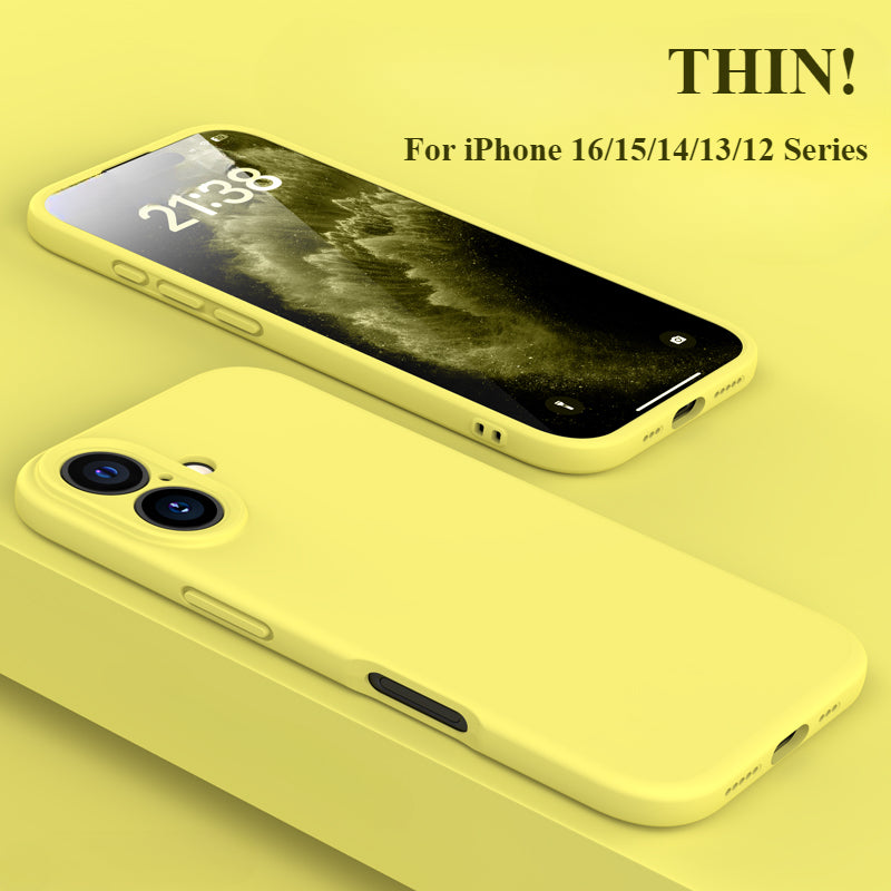 New Silicone Shockproof Thin Phone Case For iPhone