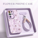 Floral Soft Phone Case For Samsung