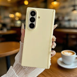 Solid Color Frosted Magnetic Phone Case For Samsung Z FOLD 7 6 5 4