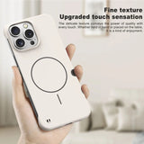 Ultra Thin PC Matte Frameless Magnetic Case For  iPhone
