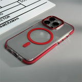 Magnetic Shockproof Clear Phone Case For iPhone