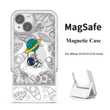 Magnetic Astronaut Bracket Phone Case For iPhone