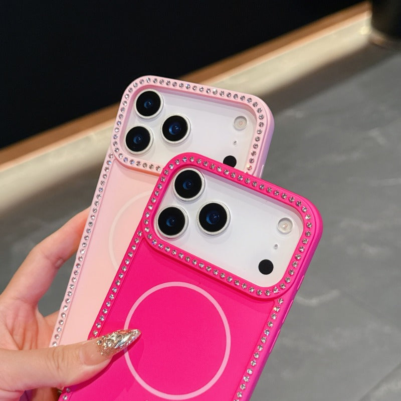 Edge-drilled Thin-ring Magnetic Phone Case For iPhone