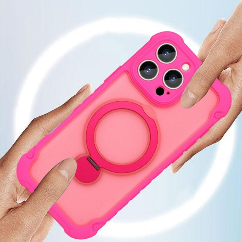 360° Rotating Bracket Magnetic Phone Case For iPhone