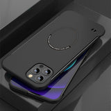 Ultra Thin Wireless Charging Frameless Case For iPhone