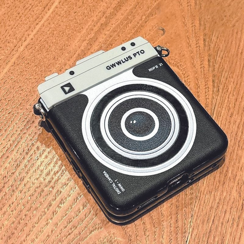 Creative Camera Phone Case For Samsung Z FLIP