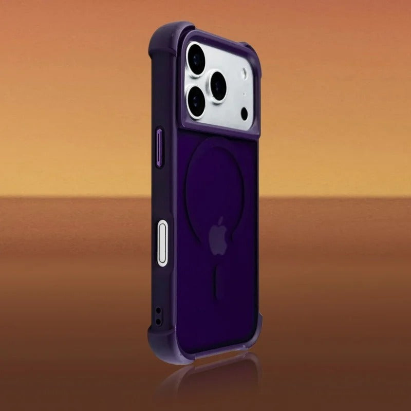 Matte Transparent PC Magnetic Phone Case For iPhone