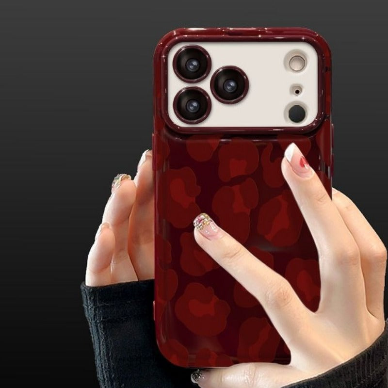Red Lanyard Phone Case For iPhone