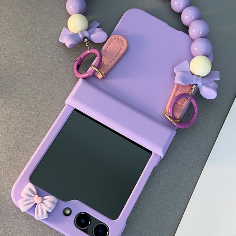 3 in 1 Hinged Full Package Mobile Phone Case For Samsung Z Flip