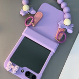 3 in 1 Hinged Full Package Mobile Phone Case For Samsung Z Flip