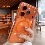 Transparent Ultra Thin PC Magnetic Case For iPhone