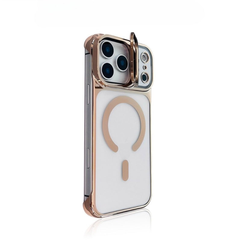 Electroplated Frameless Magnetic Phone Case For iPhone