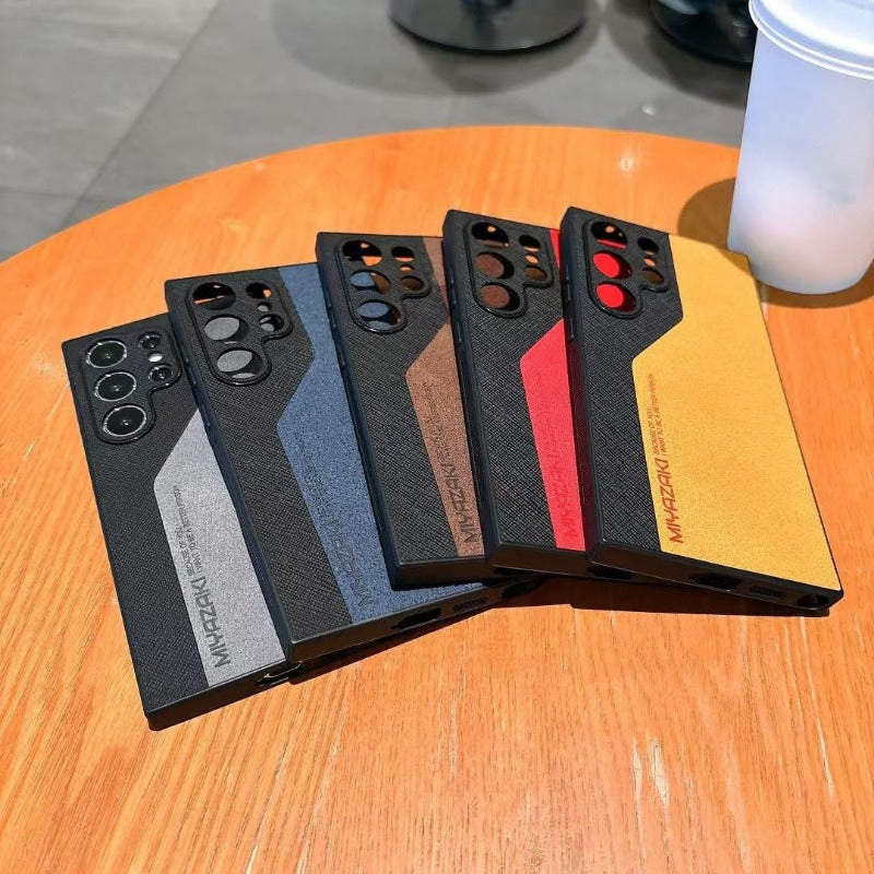 Leather Pattern Phone Case For Samsung